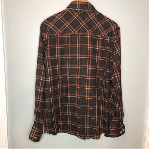 Comstock & Co Button Down Plaid Shirt Medium - Picture 2 of 8